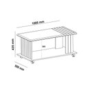 Ver imagem 4 de Conjunto Sala de Estar: Rack + Aparador + Mesa de Centro