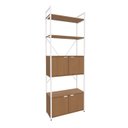 Ver imagem 5 de Conjunto Completo para Escritório 6 Peças com Mesa Escrivaninha Linha Industrial Kappesberg