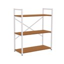 Ver mais imagens de Conjunto Completo para Escritório 6 Peças com Mesa Escrivaninha Linha Industrial Kappesberg