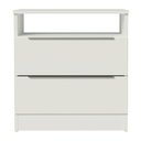 Ver imagem 7 de Mesa de Cabeceira Madesa 3227 com 2 Gavetas - Branco