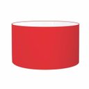Ver imagem 1 de Cúpula Abajur Cilíndrica Cp-7024 Ø50x25cm Vermelho