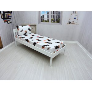 Jogo de Lençol com Elastico e Fronha Naruto Mod 5 Kit 2pçs