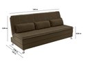Ver imagem 6 de Sofá Cama Casal Luma 1,90m - Xflex Sofás