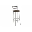 Ver imagem 1 de Banqueta Cozinha Kappesberg Jade 1b699cr Aço 1un Cromado/suede Cappuccino