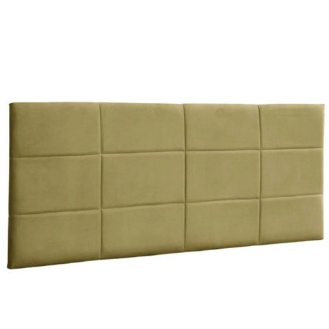 Painel Cabeceira Luna 1.28 Metro-Suede Amarelo/GatMagazine