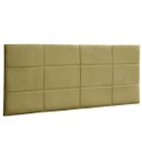 Ver imagem 1 de Painel Cabeceira Luna 1.28 Metro-Suede Amarelo/GatMagazine