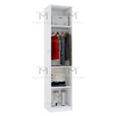 Ver imagem 2 de MÓDULO CLOSET NICHOS E CABIDEIRO M398.B (A250 X P50 X L55) MUNDI MOVEIS