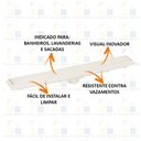 Ver imagem 2 de Kit 2 Ralos Linear Oculto Invisivel 70cm Para Banheiro Tigre