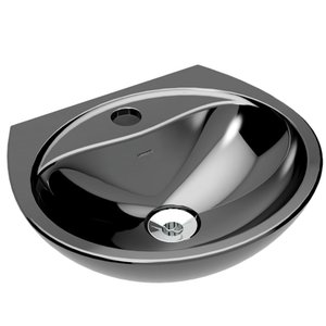 Lavatório Suspenso Way Preto Ls-30 - 7714043 - Lorenzetti Lavatorio Suspenso Way Preto Ls-30 Lorenze