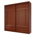 Ver imagem 3 de Guarda-Roupa Casal 2 Portas de Correr 229cm MDF Talin Marrom/Jequitiba