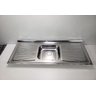 Pia para Cozinha em Inox com Cuba Simples 140x52cm Fabrinox - 1