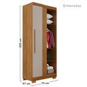 Ver imagem 5 de Guarda-Roupa de Canto Modulado com Pés 9 Portas 4 Gavetas França