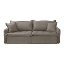 Ver imagem 6 de Sofá Cama Veludo em Madeira Eucalipto 240cm Braço 20cm Arizona Meu Sofá Online
