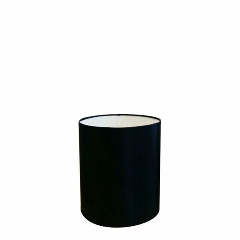 Cúpula Abajur Cilíndrica Cp-8001 Ø13x15cm Preto