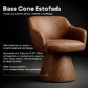 Ver mais imagens de Cadeira de Mesa de Jantar Jade Base Cone Fixa Corano Caramelo - Nexta Casa