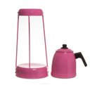 Ver imagem 1 de Mariquinha de Alumínio Rosa Chiclete Acompanha Caneca com Tampa Parada da Panela