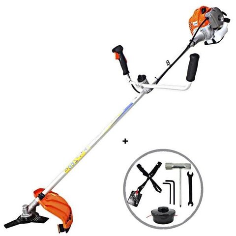 Roçadeira Profissional Vulcan Lateral VR330P 2T 33CC 1,3HP à Gasolina, Resistente com Guidão Ú