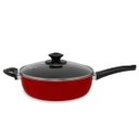 Ver imagem 1 de Frigideira Antiaderente N24 com Tampa de Vidro Parada da Panela