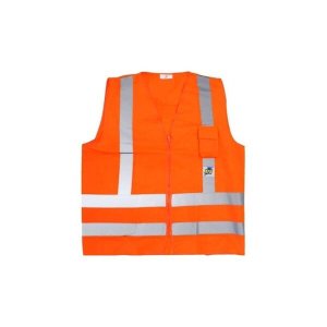 Colete 1 Bolso Laranja Refletivo