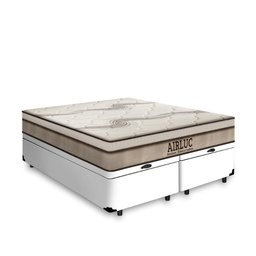 Cama Box Baú King + Colchão de Molas Ensacadas Gazin Airluc 193cm - 6
