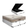 Cama Box Baú King + Colchão de Molas Ensacadas Gazin Airluc 193cm - 1