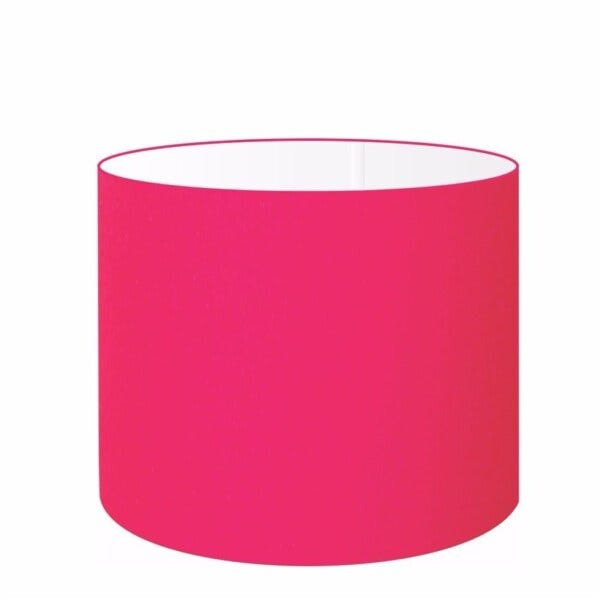 Cúpula Abajur Cilíndrica Cp-8022 Ø45x30cm Rosa Pink - 1