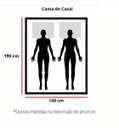 Ver imagem 2 de Cama de Casal Piazza de Madeira Maciça Tauari - Cor Castanho