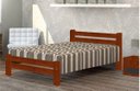 Ver imagem 1 de Cama de Casal Piazza de Madeira Maciça Tauari - Cor Mel