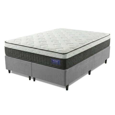 Cama Box Colchão Queen Molas Ensacadas Euro In Atlantic 158x198x66cm