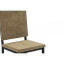 Ver imagem 3 de Cadeiras de Cozinha Dalian 2C126 Kit 4 Un Preto Fosco/Bege A036 Suede Veludo - Kappesberg
