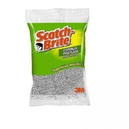 Esponja Prateada Scotch-Brite 3M - 1