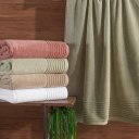 Ver imagem 4 de Toalha Banhão Absolute Zero Torção 100% Algodão 450g/m² 80x150cm Verde Alfafa