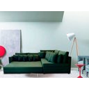 Ver imagem 1 de Sofá de Canto SFC_MA 06 que se Transforma em Sofá Cama de Casal Resistente e Confortável em Sarja