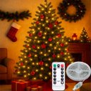 Ver imagem 2 de Fio de Fada Natal Musical 200 Lâmpadas Leds Amarelo Usb 20m
