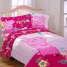 JOGO DE CAMA INFANTIL PEPPA PIG 6 PÇ CASAL COMUM COM EDREDOM - 1
