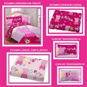 Ver imagem 3 de Jogo de Cama Infantil Peppa Pig 6 Pç Casal Comum com Edredom