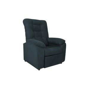 Poltrona Reclinável Onix 1 Lugar Veludo Light Petróleo Matrix