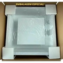 Ver imagem 7 de Luminaria de Teto Plafon Embutir Branco Dormitorio Quarto Quadrado Luz Indireta 40x40 Bivolt