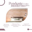 Ver imagem 3 de Lustre Pendente em Alumínio para 2 Lâmpadas com Vidro Globo Soquete G9 Tensao Bivolt