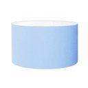 Ver imagem 1 de Cúpula Abajur Cilíndrica Cp-7024 Ø50x25cm Azul Bebê