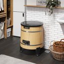 Ver imagem 3 de Máquina de Lavar Roupa Lavadora 127 V 60 Hz 5 Kg Tanquinho Lavanderia Compacta Tradicional Marrom