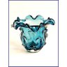 Vaso P/Flores Murano Azul L'Hermitage 15x13Cm - 1
