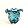 Vaso P/Flores Murano Azul L'Hermitage 15x13Cm - 4