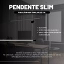 Ver imagem 2 de Slim Pendente Preto para Lampada Tubular Led Fio 1,5m Soquete G13 Tensao Bivolt