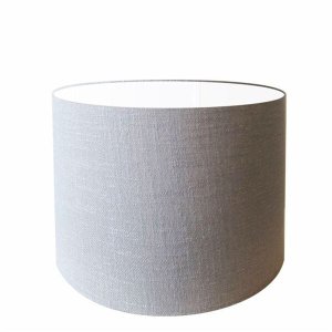 Cúpula Abajur Cilíndrica Cp-8017 Ø40x21cm Rustico Cinza