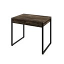 Ver imagem 1 de Mesa Kuadra Office 90x60x75cm com 2 Gavetas Carvalho Dark Est.preta
