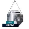 Espelho Adnet Decorativo Octogonal 40cm com Alça Preto - 4