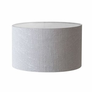 Cúpula Abajur Cilíndrica Cp-8023 Ø50x21cm Rustico Cinza