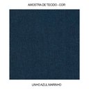 Ver imagem 5 de Poltrona Decorativa Luxo Veneza Linho Azul Marinho