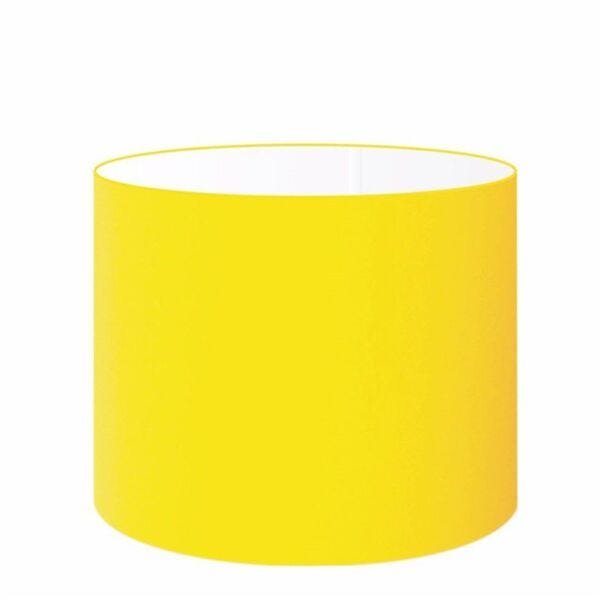 Cúpula Abajur Cilíndrica Cp-8022 Ø45x30cm Amarelo - 1